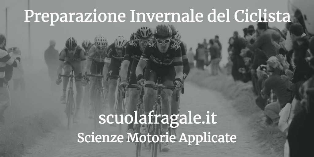 Allenamento invernale del ciclista
