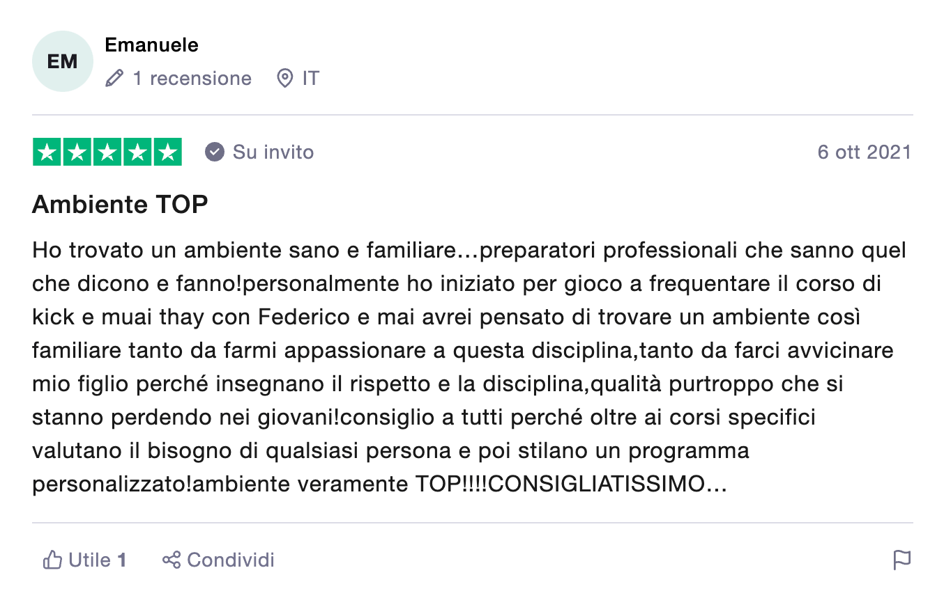 SSD Scuola Arti Marziali Fragale aRL - Trustpilot