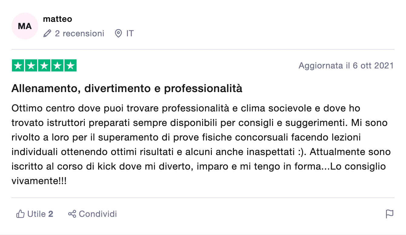 SSD Scuola Arti Marziali Fragale aRL - Trustpilot