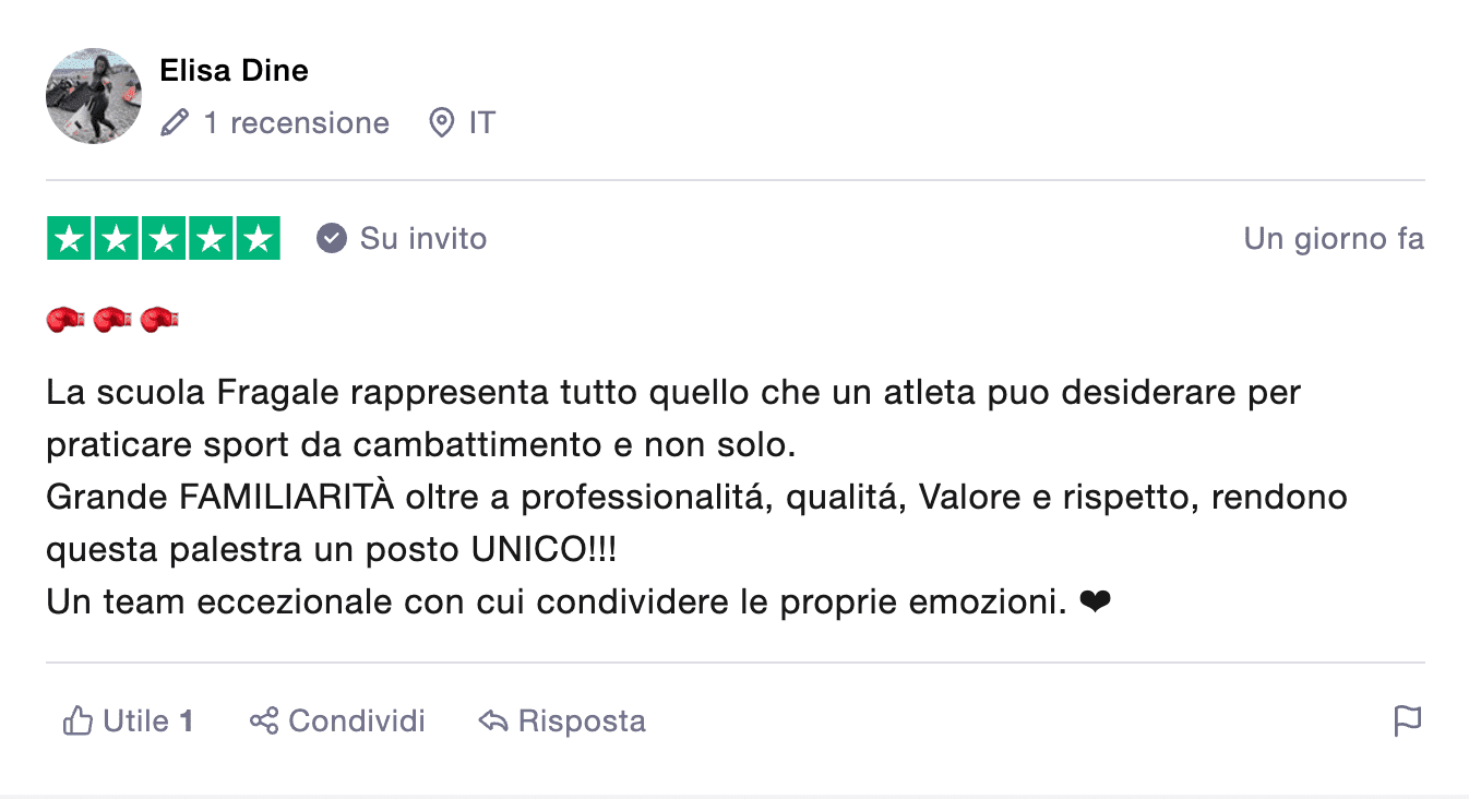 SSD Scuola Arti Marziali Fragale aRL - Trustpilot